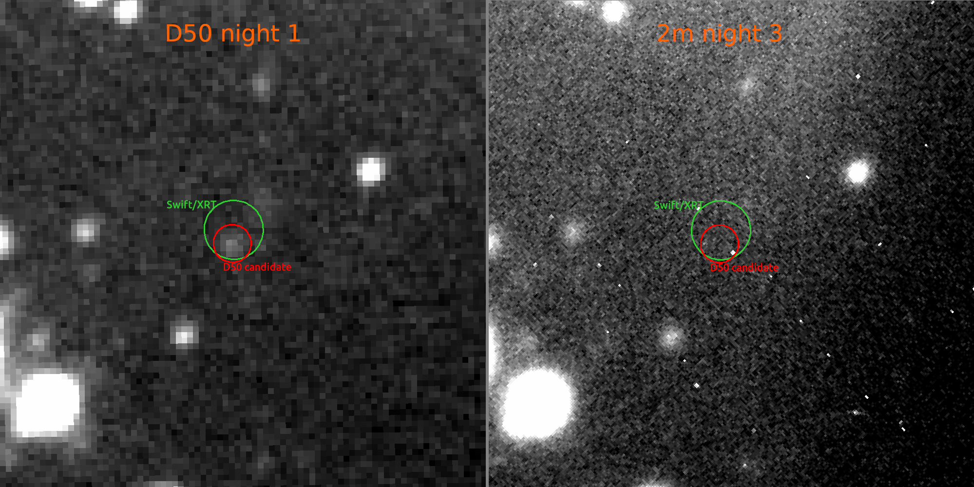Image from the 2m telescope